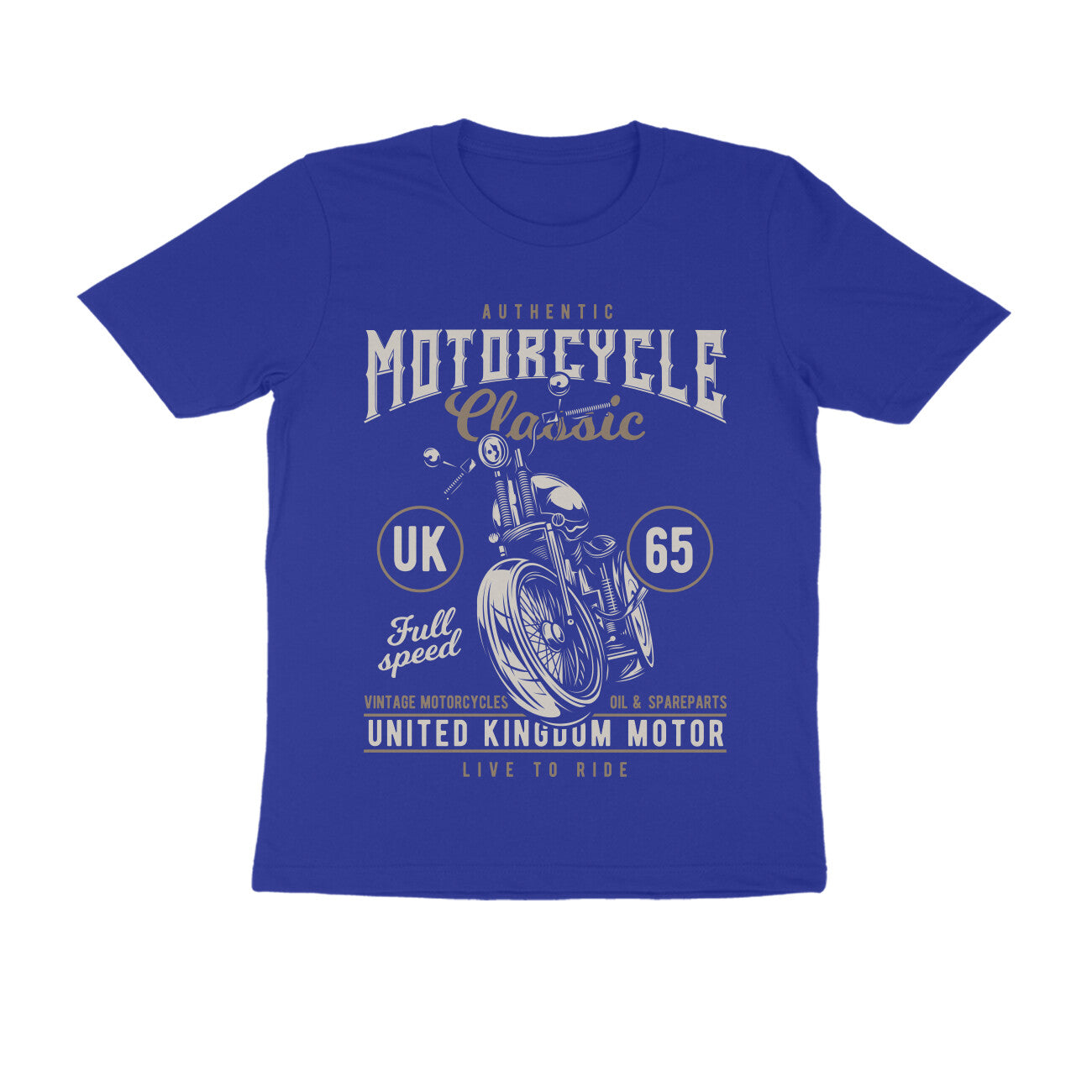 Authentic Motorcycle Classic UK Motor - T-Shirt - Bobber Society