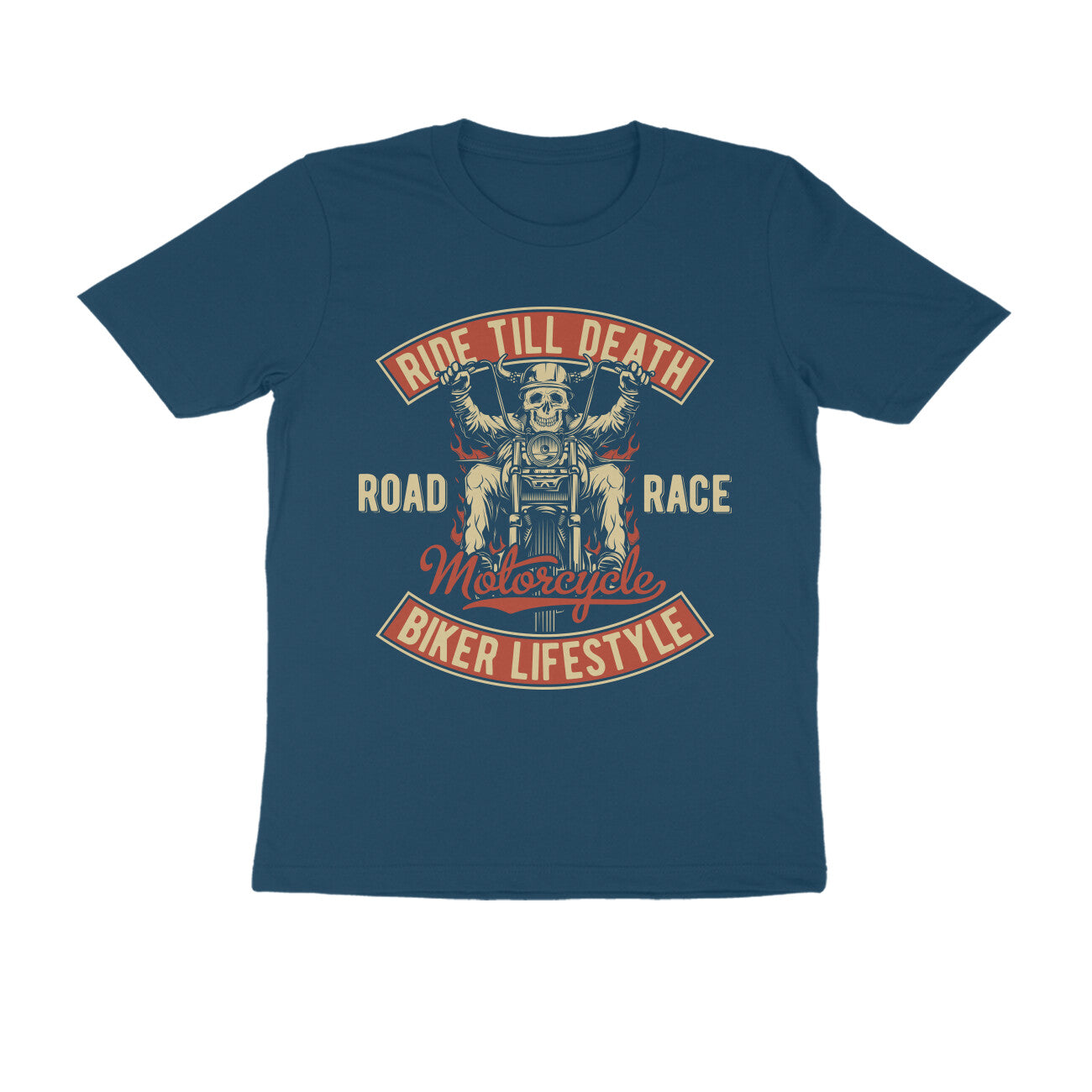 Ride till death - Biker Lifestyle T-Shirt - Bobber Society