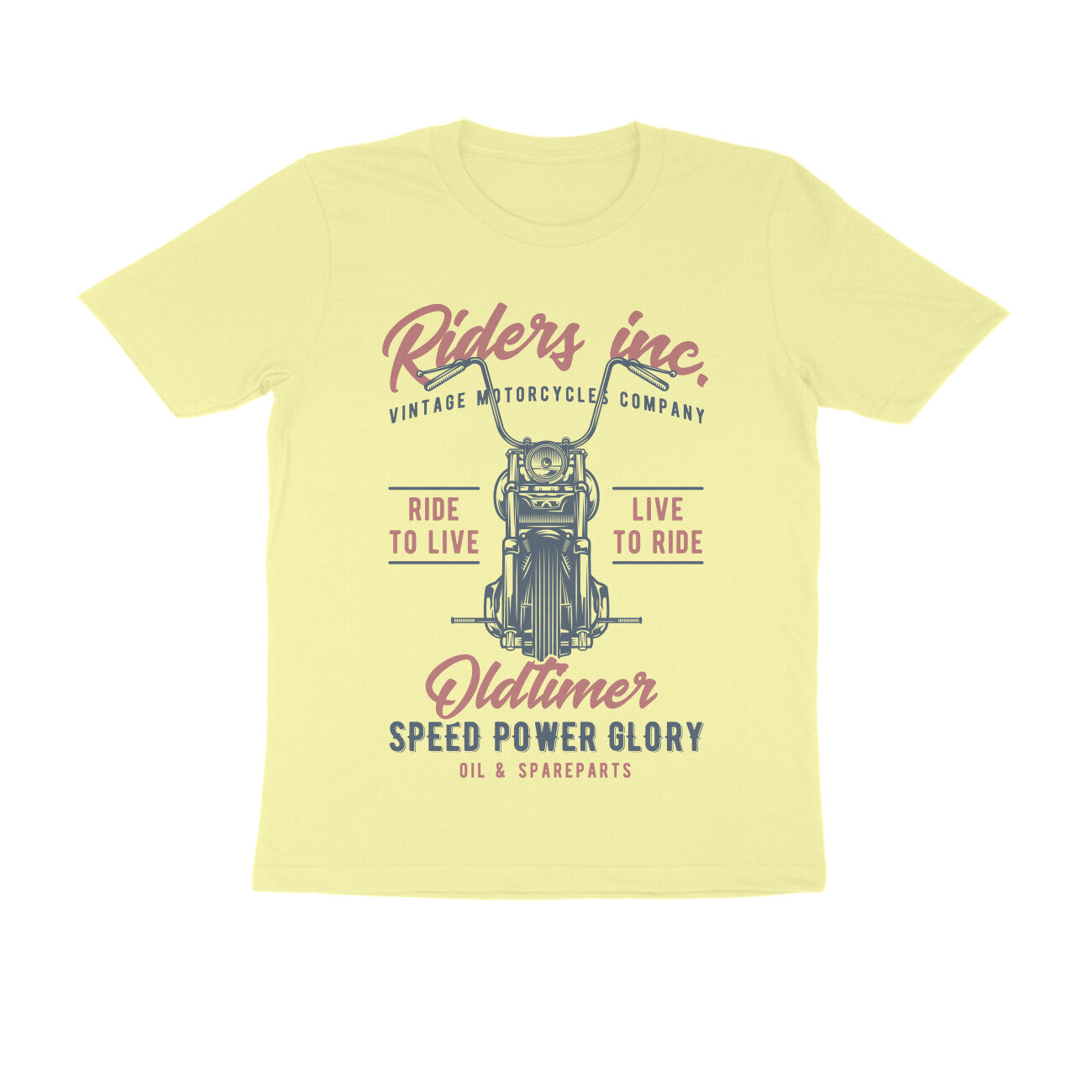 Riders inc. Ride to Live Live to Ride Oldtimer - T-Shirt - Bobber Society