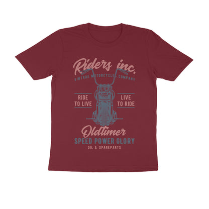 Riders inc. Ride to Live Live to Ride Oldtimer - T-Shirt - Bobber Society